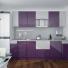 Кухня «Ирина» фиолетовый/светло серый